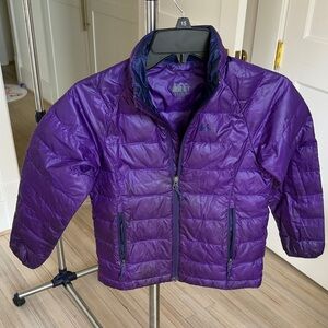 REI Kids Bold Purple Puffer Jacket